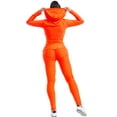 thumbnail image 5 of MixMatchy Women's Solid Scrunch Butt Active Leggings Zip Up Jacket Set Workout Yoga Outfit, 5 of 5