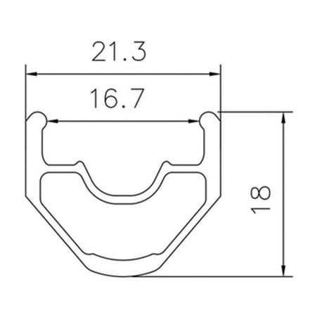 Alienation Rim 20 Inch 451 x 17 Mite G69 28 Matte Black/MSW