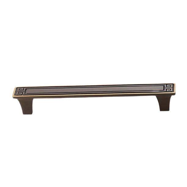 Tiradores de gabinete de cobre de Tiradores y manijas Tocador de cocina Hardware Manijas de gabinete Manijas de cajón para estantería, Café15x1.9x2.3cm Sunnimix Manijas de gabinete