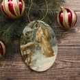 thumbnail image 3 of Father Santa Victorian Style Ceramic Christmas Ornament Bundle, 3 of 7