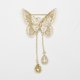 thumbnail image 1 of Broche de mariposa ahuecado para mujer con solapa de mariposa colgante, 1 of 5