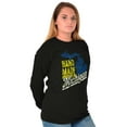 thumbnail image 4 of Hand Made in Michigan Funny Mitten Long Sleeve TShirt Men Women Brisco Brands S, 4 of 6