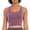 Red Bean Purple, variant on Women’s Cross Back Bra , Built-in Bra Athletic Crop Top, Lightweight Support Sleeveless Workout Top for Yoga Gym Running Daily Wear
