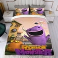 thumbnail image 4 of Monstruo Robot Conjunto de sábanas temático, trío de piezas, cómodo y amigable con la piel, diseño único, regalo de decoración para el hogar para familiares, amigos y fans,140cm *210cm, 4 of 6