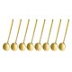 thumbnail image 1 of 8 piezas de cucharas espresso de 5.1 pulgadas de acero inoxidable, tono dorado, 1 of 5