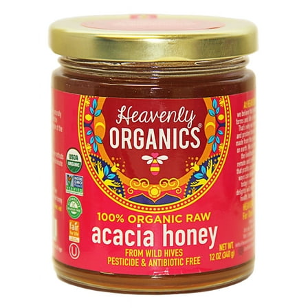 Heavenly Organics Honey Og1 Acacia Raw 22 OZ