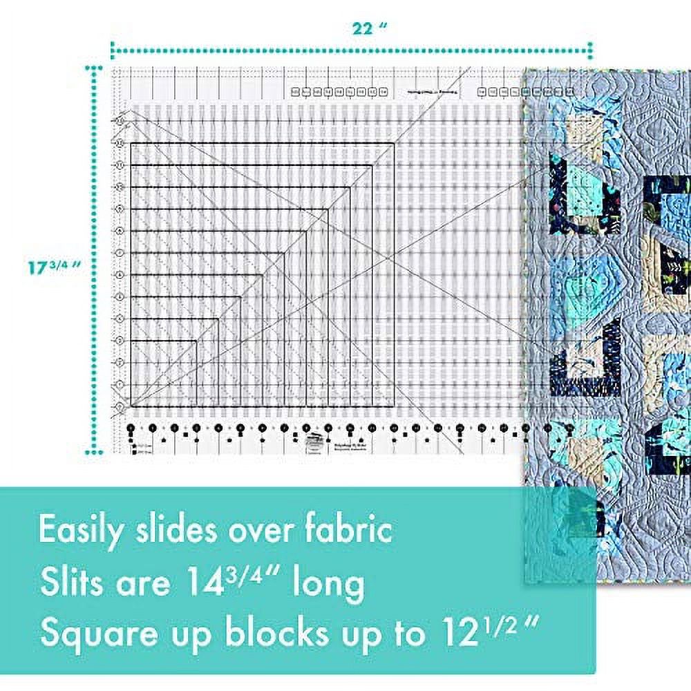 Creative Grids Stripology XL Slotted Quilt Ruler (CGRGE1XL) - image 5 of 6