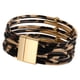 thumbnail image 4 of Pulsera de para mujer, accesorios para conjuntos, fácil de usar, duradera, tipo brazalete. Café leopardo, 4 of 8