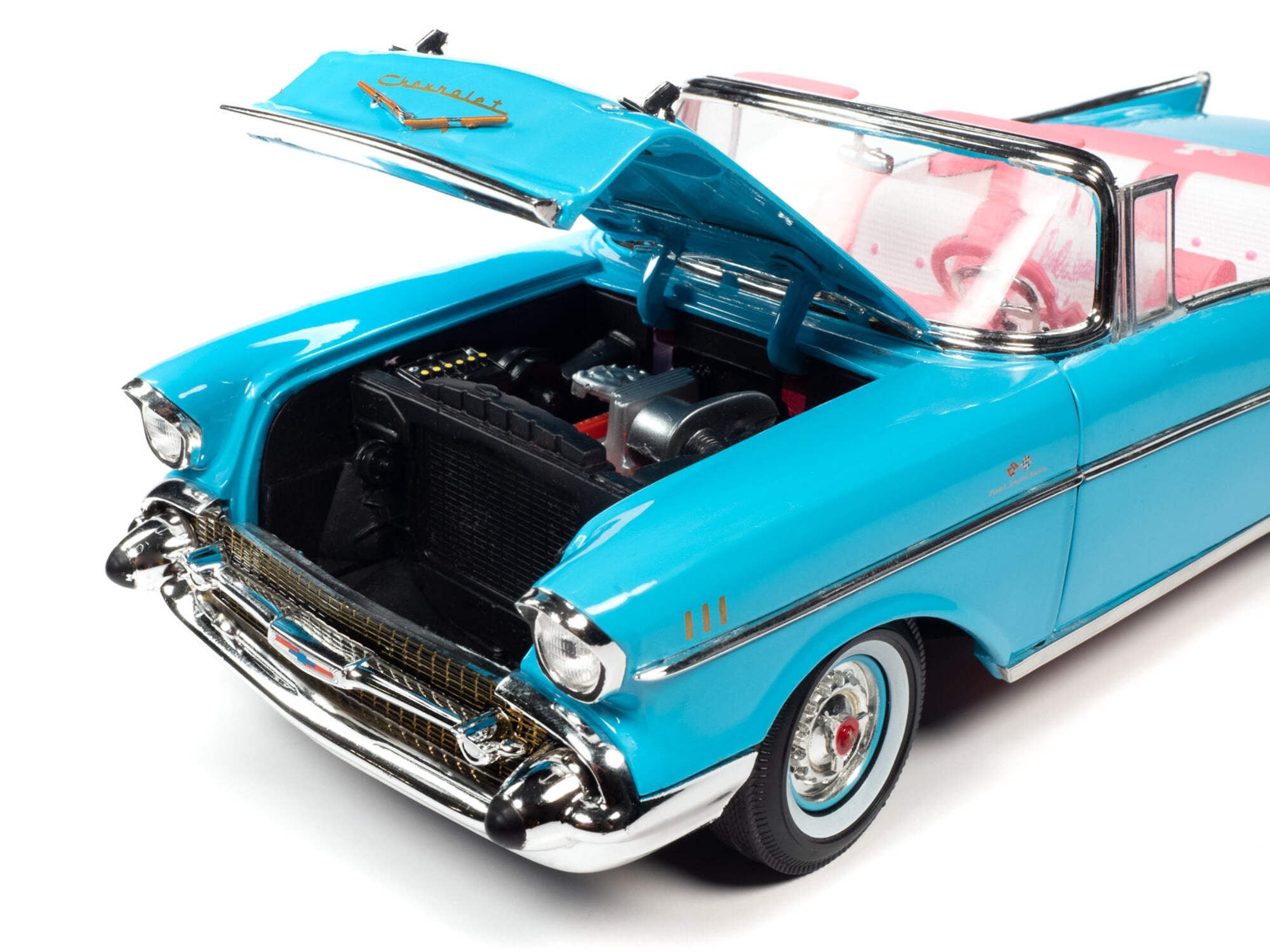 Auto World, Barbie, 1957 Chevy Bel Air Convertible, Blue - Walmart.com