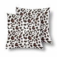 thumbnail image 1 of YUSDECOR Leopard Print Pattern Pillowcase Pillow Protector Cushion Cover 18x18 inch,Set of 2, 1 of 2