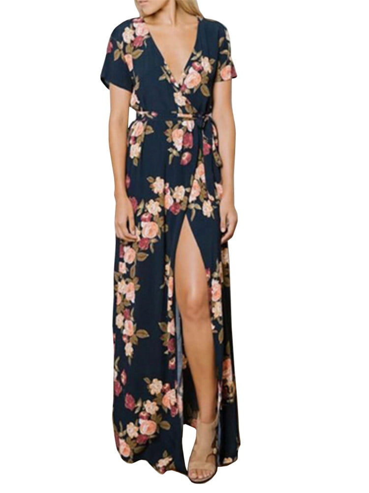 walmart floral maxi dress