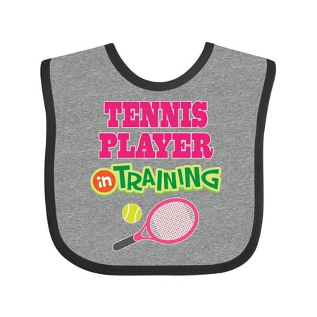 

Inktastic Future Tennis Player in Training Gift Baby Girl Bib