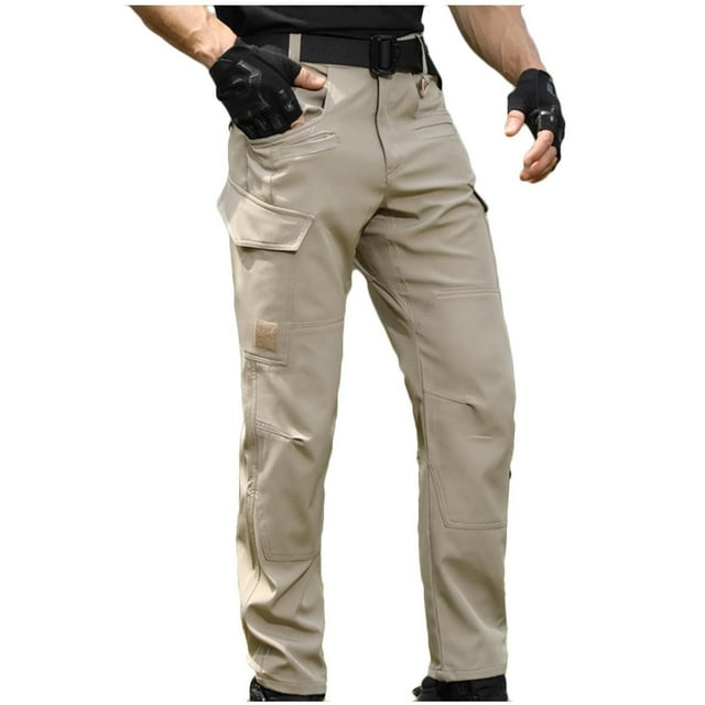 Npasoilc Pantalons pour Hommes Pantalons Décontractés Mode Multi-Poches Sports Extérieurs