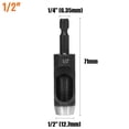thumbnail image 1 of Hollow Hole Punches for Electric Drill Punching Tool for Leather Craft Create Clean And Precise Holes In Materials! 6#, 1 of 9