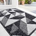 thumbnail image 1 of Alfombrilla OLANLY para entrada interior, lavable, 80 x 50 cm, color negro, 1 of 7