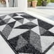 thumbnail image 1 of Alfombrilla OLANLY para entrada interior, lavable, 80 x 50 cm, color negro, 1 of 7