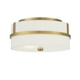 thumbnail image 4 of Trade Winds Lighting 2-Light Ceiling Light In Natural Brass, 4 of 7