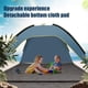 thumbnail image 4 of Carpa De Playa Ventilada 3-4 Personas Refugio De Playa Protección Solar Portátil Carpa De Playa Carpa De Protección Uv Para Playa Jardín Camping 210 * 210 * 130 Cm seitruly AP005731-00, 4 of 6