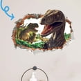 thumbnail image 5 of Fwttom Broken Wall Dinosaur Wall Sticker Living Room Bedroom Decoration Wall Sticker, 5 of 5