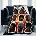 thumbnail image 2 of Martin Lawrence Blanket Flannel Soft Throw Blankets for Bedroom Livingroom Sofa Home 60"X50", 2 of 6