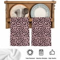 thumbnail image 5 of Pink Black Kitchen Towels Set of 1, Elegant Modern Abstract Art Luxury Absorbent Dish Towels for Kitchen, Microfiber Hand Towel, Quick Drying Tea Towel for Cleaning Decorative Dishcloths, 5 of 7