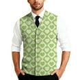 thumbnail image 2 of Mens Valentines Day Sweater Vests V Neck Sleeveless Cardigan Vest Knitwear, 2 of 7