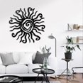 thumbnail image 5 of Sun God Metal Wall Art Indoor/Outdoor Decor - Rust Proof Wall Decor,D, 5 of 5