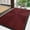 Burgundy, variant on Buganda Heavy Duty Rubber Door Mat for Outside Entry, 17" x 29.5" Non-Slip Waterproof Doormat for Inside, Low Profile Dirt Trapper Doormat, Navy Blue