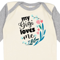 thumbnail image 4 of Inktastic My Gigi Loves Me Girls Girls Long Sleeve Baby Bodysuit, 4 of 5