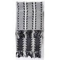 thumbnail image 4 of Fennco Styles Reversible Geometric Canvas Cotton Table Runner with Tassels – 14”W x 71”L Black &amp; White Table Cover for Dining Table Décor, Banquets, Holidays and Special Occasio, 4 of 9