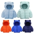 thumbnail image 5 of Beautyzll Toddler Baby Winter Hooded Coats Jacket for Girls Boys 1-5Y Lightweight Puffer Jacket Kids Down Outerwear, 5 of 6