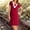Wine, variant on Naittoop Maternity Breastfeeding Dresses for Women Lace Trim Soft Nightgown Loose V Neck Short Sleeve Nursing Dress