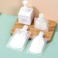 thumbnail image 4 of 5 Pcs Clear 30/50/100ml Plastic Liquid Bags Reusable Leakproof Liquid Dispenser, 4 of 7