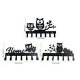 Linjieee Hangers for on Doors Keys Holder For Wall Metal Vintage Owl