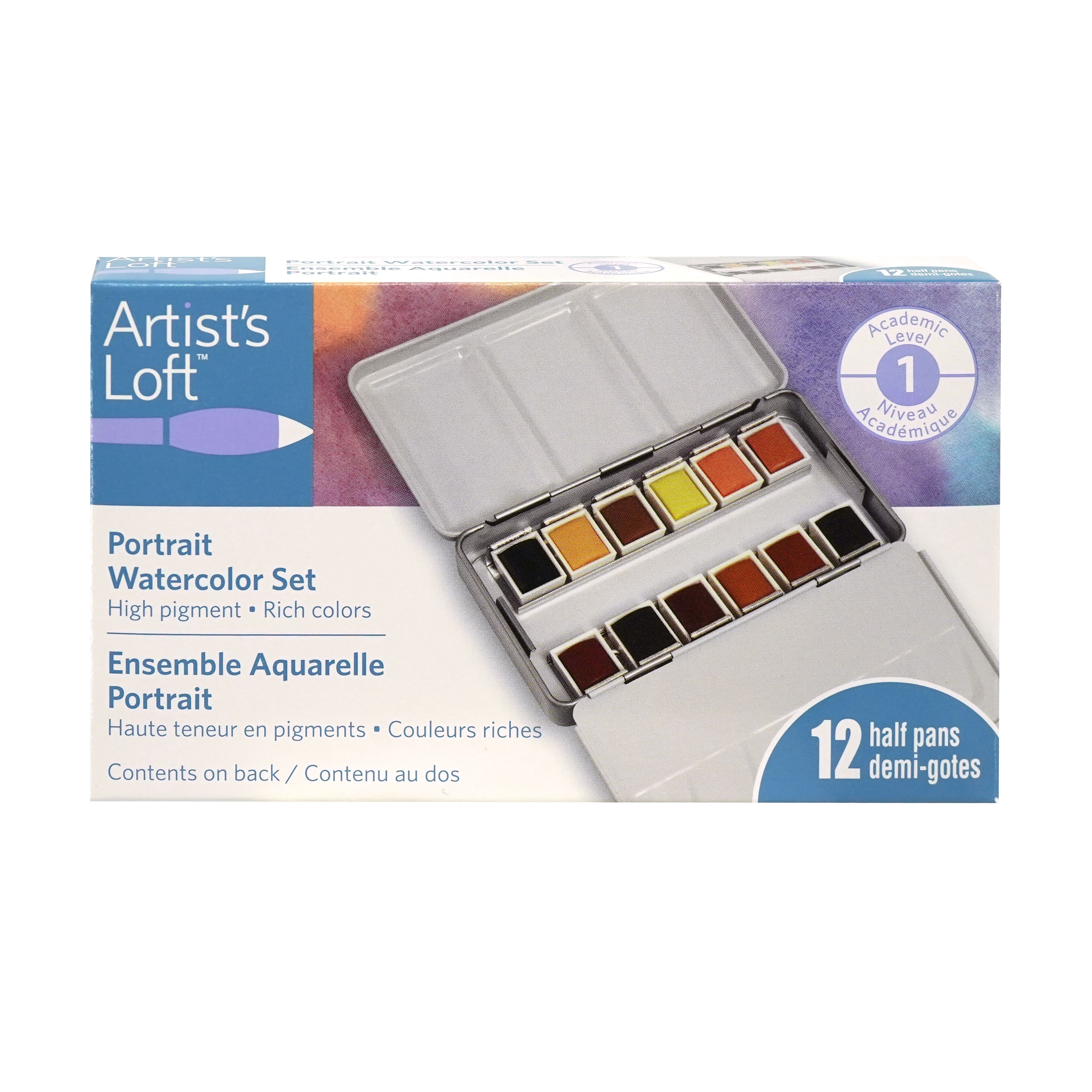 12 Color Gouache Paint Set by Artist's Loft - Academic Level 1