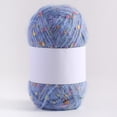 thumbnail image 1 of Gorro de lana polar de mohair con puntos de colores, hilo tejido a mano, bufanda, sombrero, bolso, material para muñecas listo para usar, hilo, 1 of 6