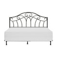 thumbnail image 4 of Hillsdale Furniture Josephine King Arched Metal Headboard with Frame, Metallic Brown, 4 of 11
