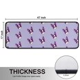 thumbnail image 5 of Kitchen Rugs Sets Of 2,Purple Boston Terrier Puppy Anti Fatigue Kitchen Mat Rugs Non Slip Washable,Decorative Kitchen Floor Mats for Kitchen,Sink,Laundry,17"x47"+17"x47", 5 of 5