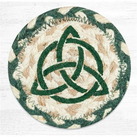 Capitol 31-IC605I1 5 x 5 in. Irish Printed Coaster Round Rug, Multi Color