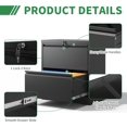 thumbnail image 7 of IKIMI 2 Drawer Lateral File Cabinets, Metal Lateral Filing Cabinet for Home Office, Wide Steel Storage Cabinet for Legal/Letter/A4 Size Files, Assembly Required, 7 of 7