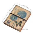 thumbnail image 2 of Cuaderno vintage recargable Leather Journal MALEDEN de 14 x 19 cm, 2 of 6