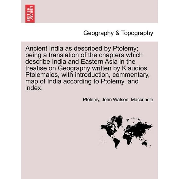 Ancient India as Described by Ptolemy