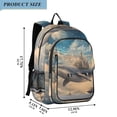 thumbnail image 2 of FORMRS Unisex School Backpack 17" Student Travel Bag with Laptop Compartment, Floating Whale, 2 of 7