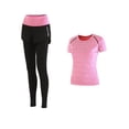 thumbnail image 6 of Cxenplz 5pcs Workout Outfits for Women Athletic Sets Sport Suits Yoga Gym Fitness Exercise Clothes Jogging Tracksuits, 6 of 6