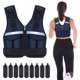 thumbnail image 1 of Chaleco lastrado ajustable Sportneer de 2 a 18 lb para entrenamiento, 1 of 9