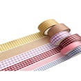 thumbnail image 2 of CHUANK 5m/Roll 6 Rolls Washi Tape Set Candy Color Decorative Tapes For Diy Craft Wrapping Scrapbook, 2 of 6