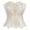 Gold, variant on Women's Vintage Floral Printed Boned Corset Underbust Hourglass Shaping Waist Trainer Bodice for Club Party Layering
