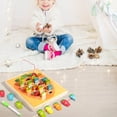 thumbnail image 3 of Feltree 9-in-1 Multifunctional Educational Building Block Toy Box for Kids with Alphabet, Number Pairing, Fishing, Painting & More Interactive Learning Games, 3 of 8