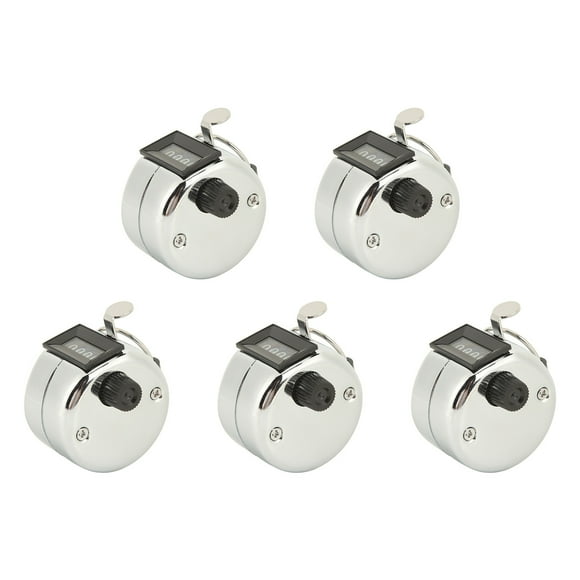 Hand Counters Clickers, Clicker Counter Accurate Wide Applications 5 Pcs For School