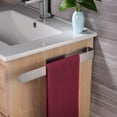 thumbnail image 5 of Porte-serviettes Design Moderne, Acier Inoxydable SUS304 Porte-Serviettes Auto-Adhésif pour Salle de Bain Mural Support de Serviette Lisse Surfaces Compatible pour Gain de Place (37 cm), 5 of 5